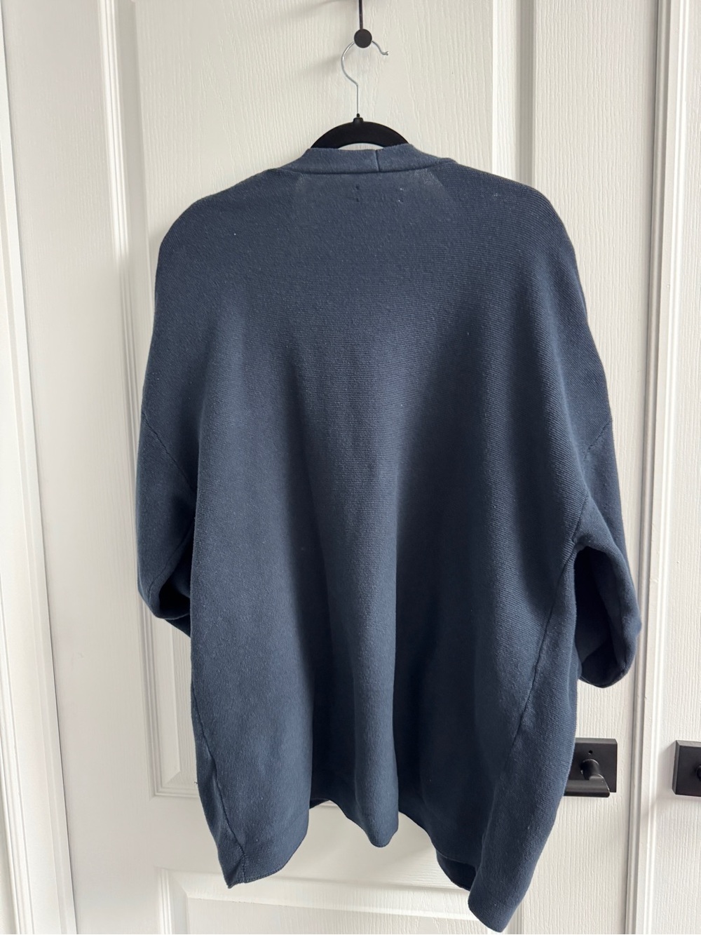 OAK + FORT Open-Front Cardigan - Slate Blue - Picture 2 of 3